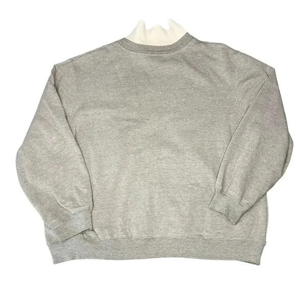Vintage Southern Lady Womens XL Gray Winter Crewneck Pullover Sweatshirt Sweater - Picture 4 of 4